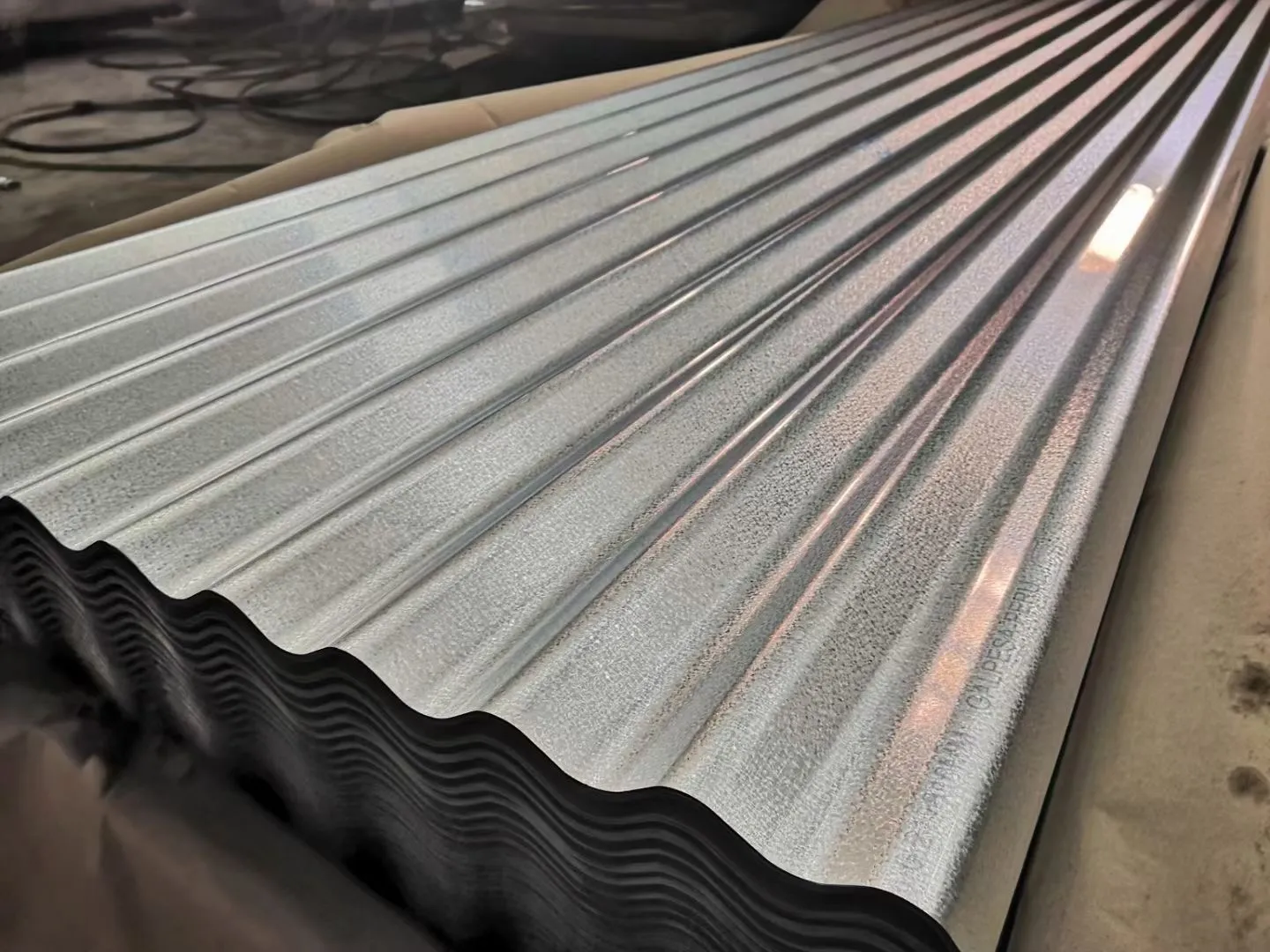 Galvanized steel plate